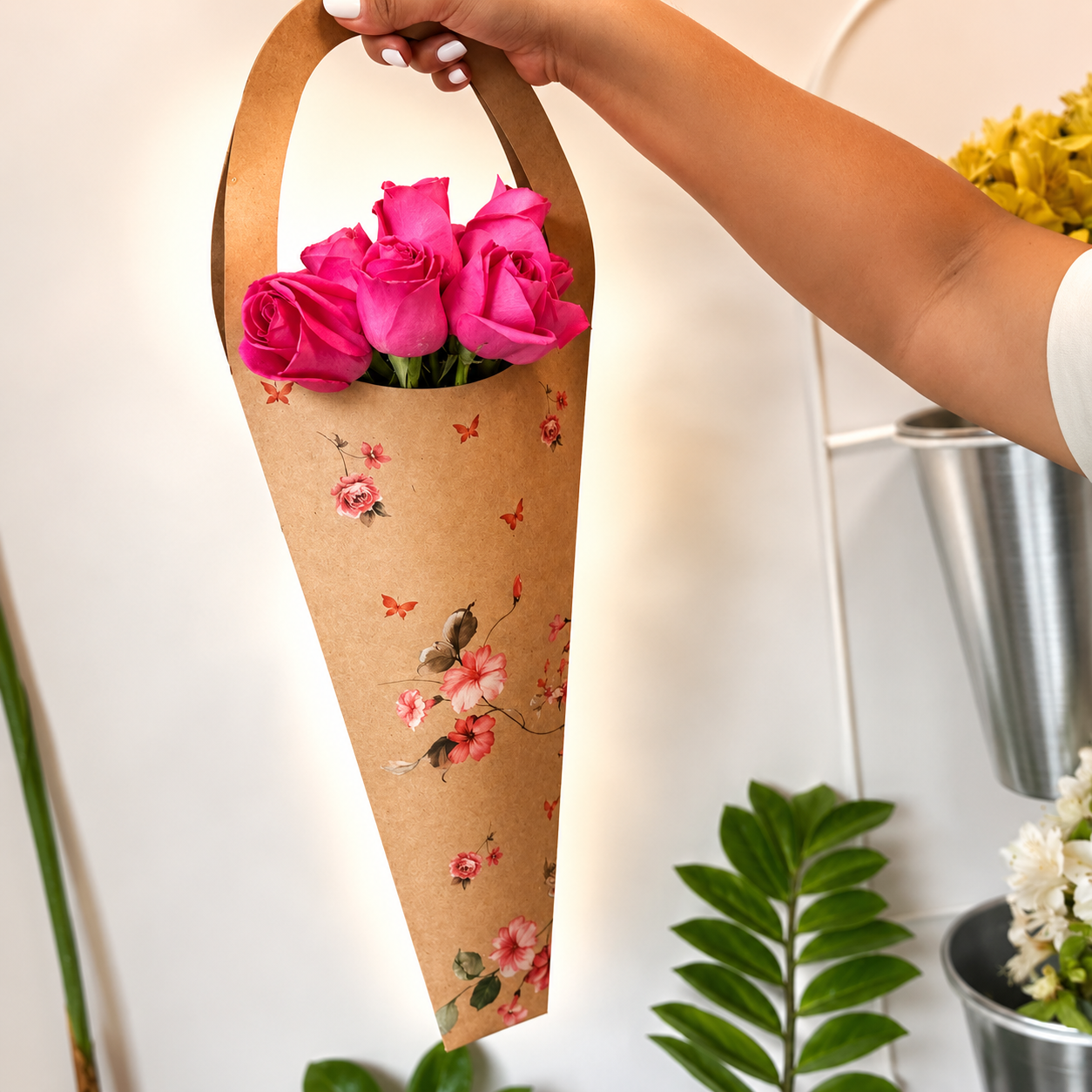 Buquê de flores real da Floristería em Goiânia